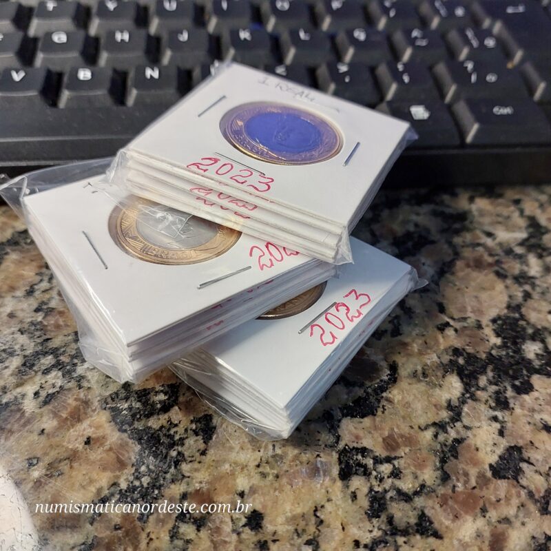 Moedas do Brasil - Set Completo do Real Ano 2023 - Flor de Cunho (FC) - Imagem 6