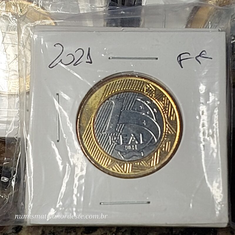 Moedas do Brasil - Set Completo do Real Ano 2021 - Flor de Cunho (FC) - Imagem 6