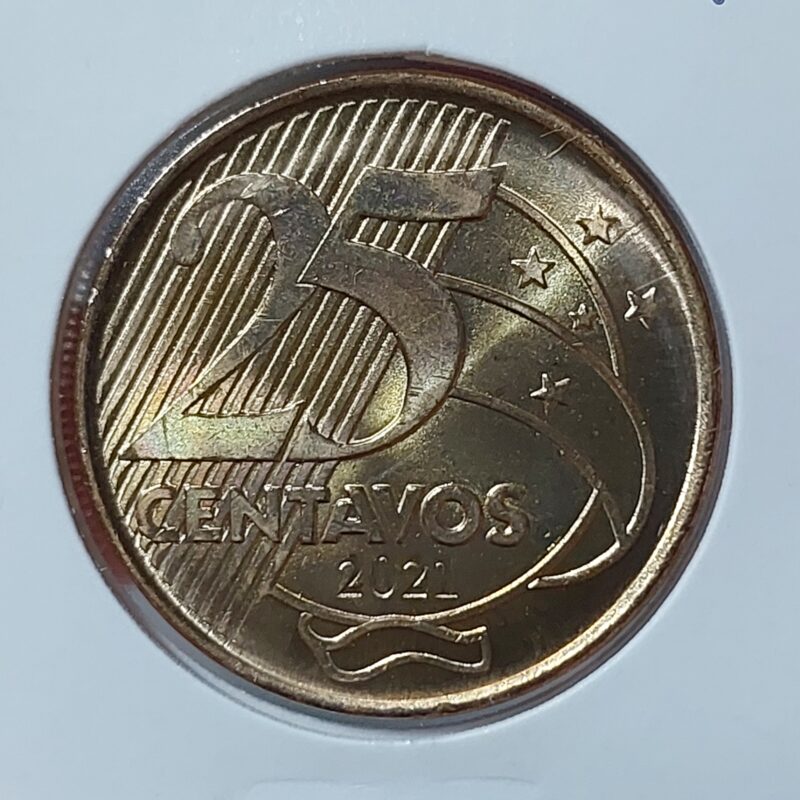 Moedas do Brasil - Set Completo do Real Ano 2021 - Flor de Cunho (FC) - Imagem 4