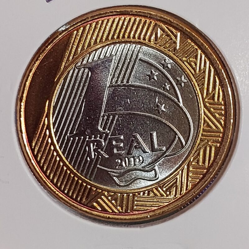 Moedas do Brasil - Set Completo do Real Ano 2019 - Flor de Cunho (FC) - Imagem 5