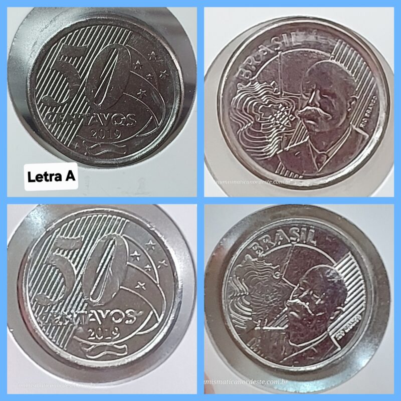 Moedas do Brasil - Set Completo do Real Ano 2019 - Flor de Cunho (FC) - Imagem 4