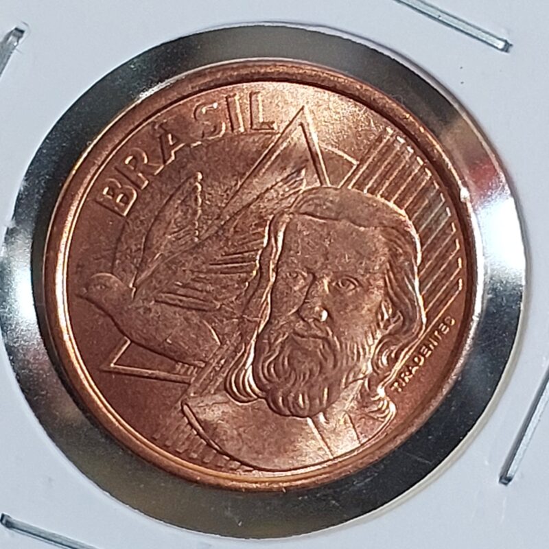 Moedas do Brasil - Set Completo do Real Ano 2017 - Flor de Cunho (FC) - Imagem 5