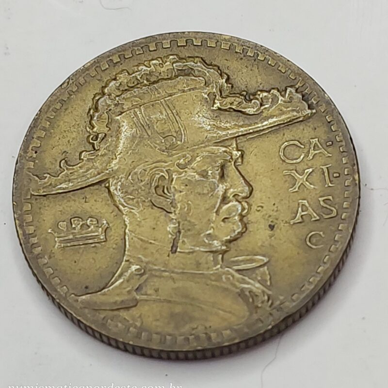 Moeda de 2.000 Réis do Brasil Ano 1936 - Duque de Caxias - Imagem 6
