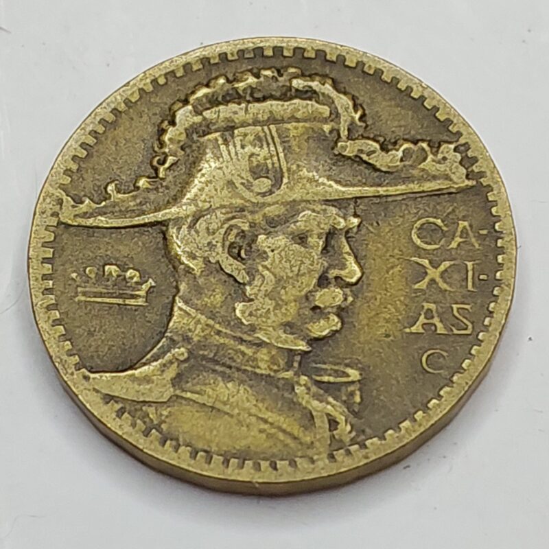 Moeda de 2.000 Réis Ano 1938 - Duque de Caxias - Imagem 2