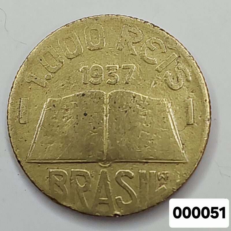 Moeda de 1.000 Réis Ano 1937 - José de Anchieta