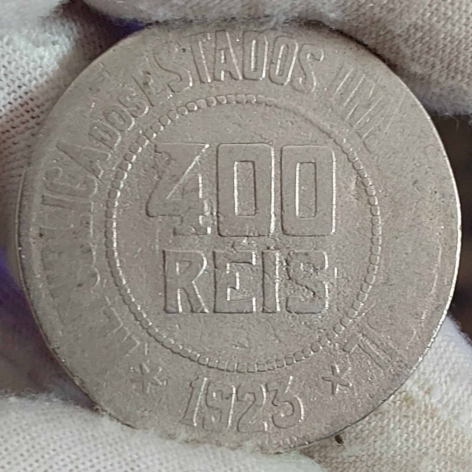Moeda de 400 Réis Ano 1923