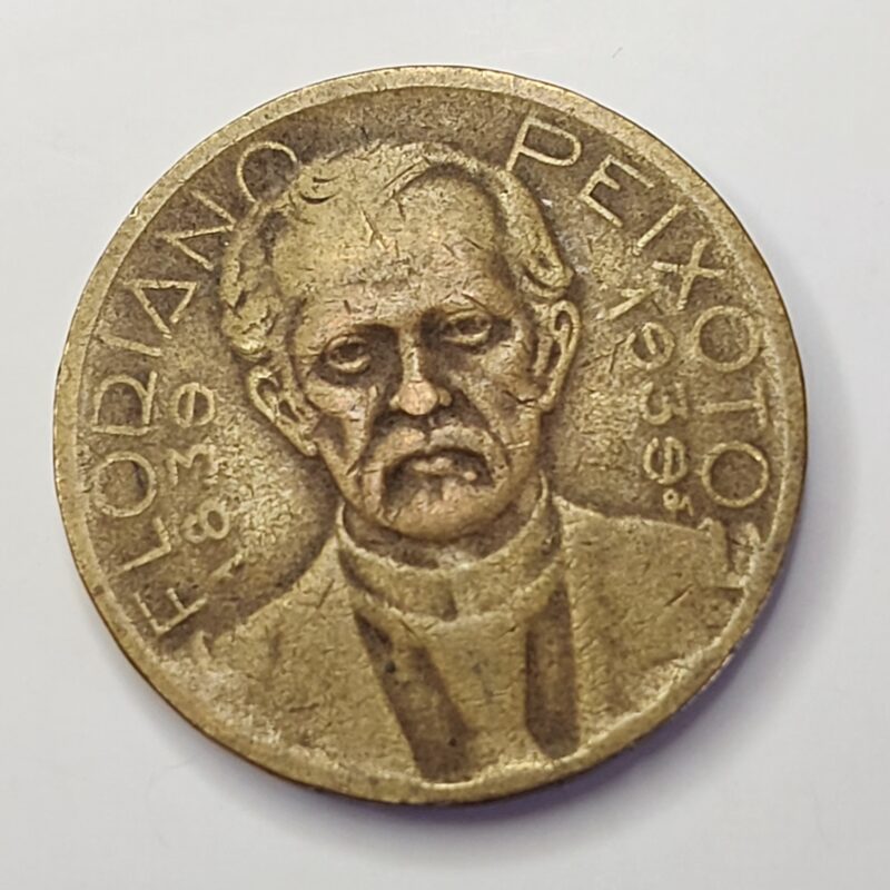 Moeda de 2.000 Réis do Brasil Ano 1939 - Floriano Peixoto - Imagem 4