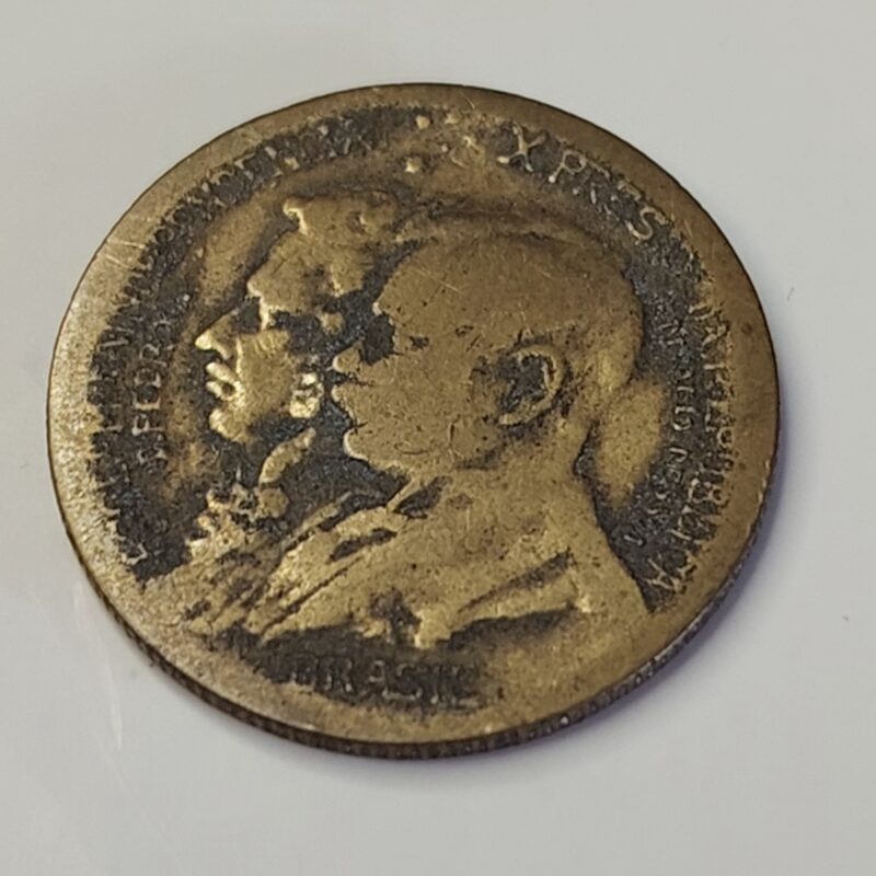 Moeda de 500 Réis do Brasil Ano 1922 - Centenário da Independência do Brasil - Imagem 4
