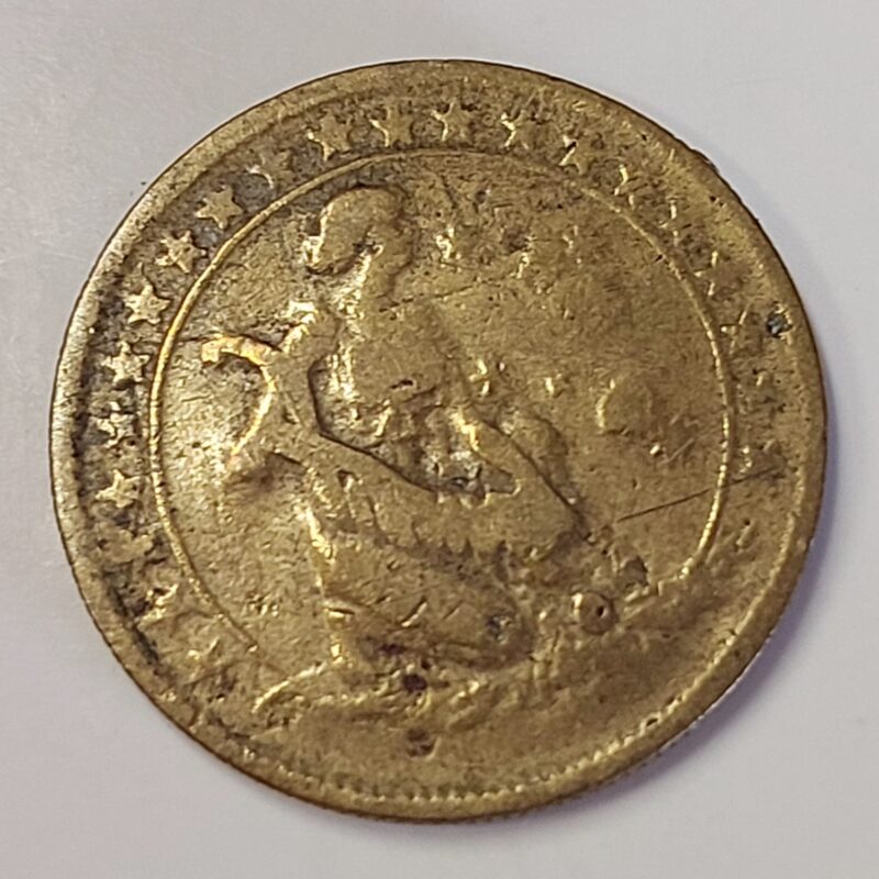 Moeda de 500 Réis do Brasil Ano 1927 - Símbolo da Fortuna - Imagem 2