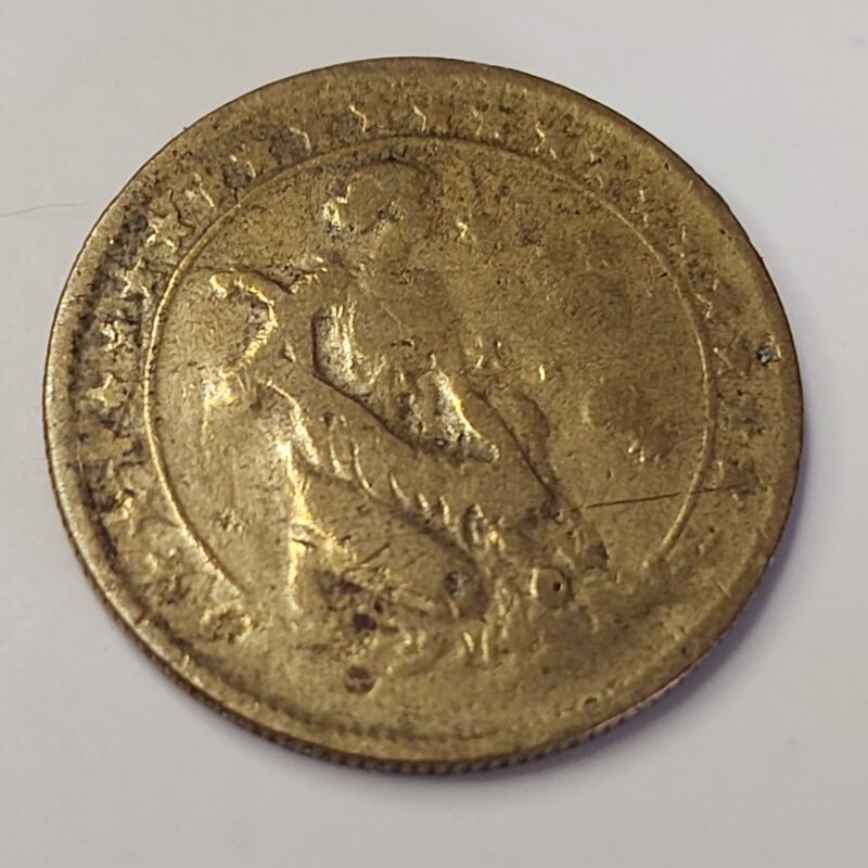 Moeda de 500 Réis do Brasil Ano 1927 - Símbolo da Fortuna - Imagem 4