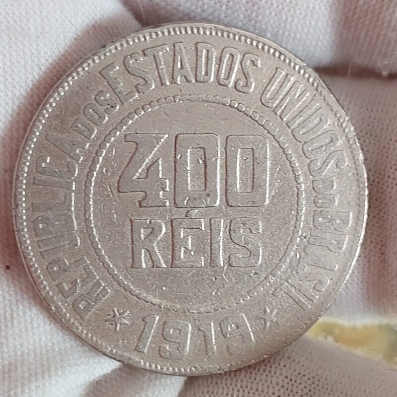 Moeda de 400 Réis Ano 1919 - Imagem 5