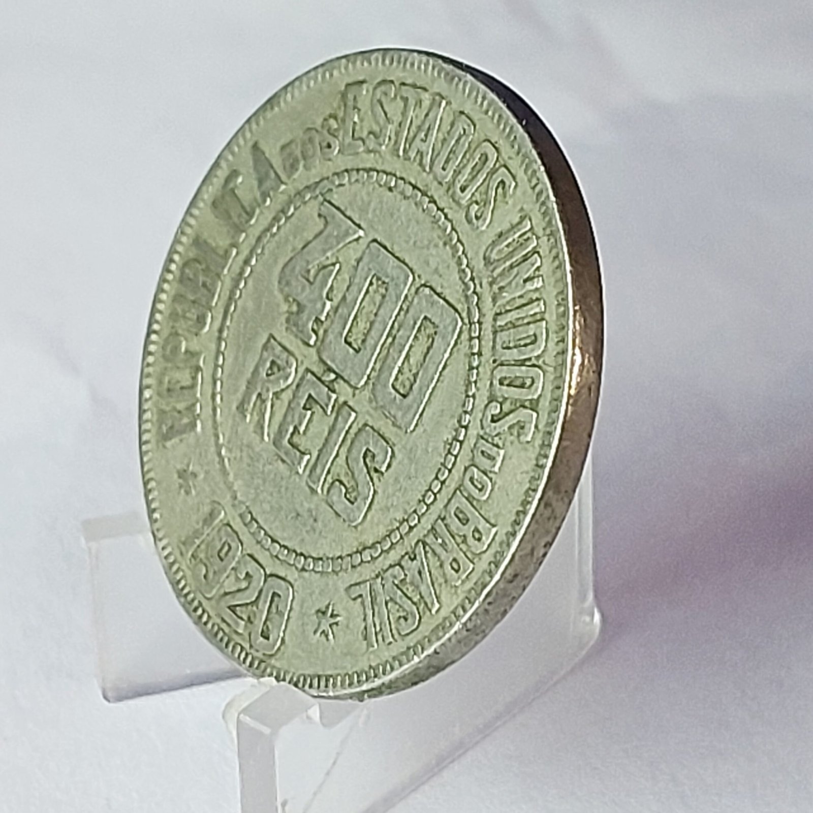 Moeda de 400 Réis Ano 1920 - Imagem 5