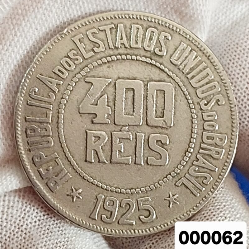Moeda de 400 Réis Ano 1925