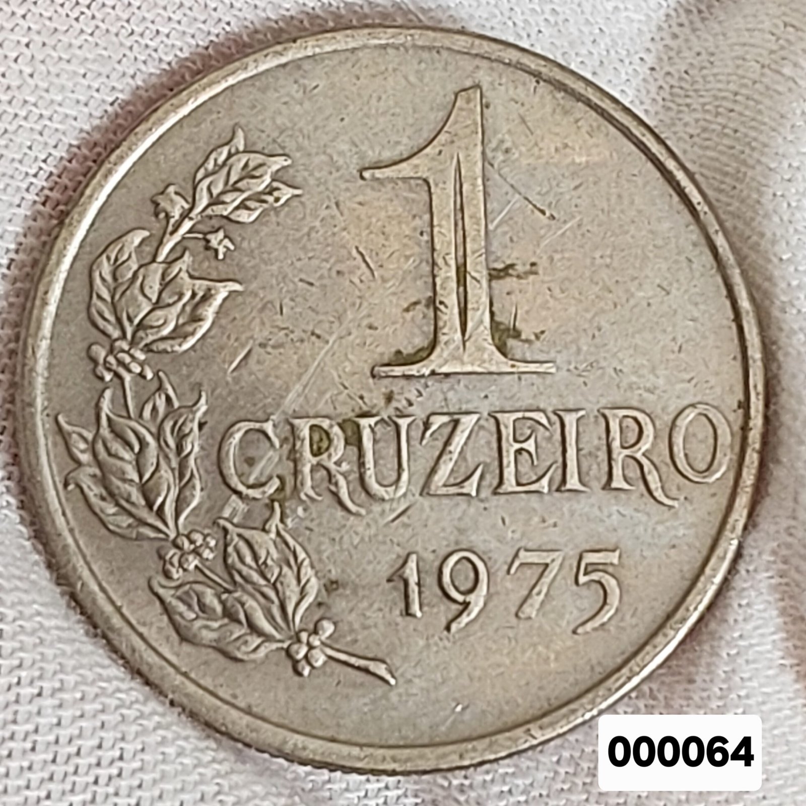 Moeda de 1 Cruzeiro Ano 1975 - Brasil