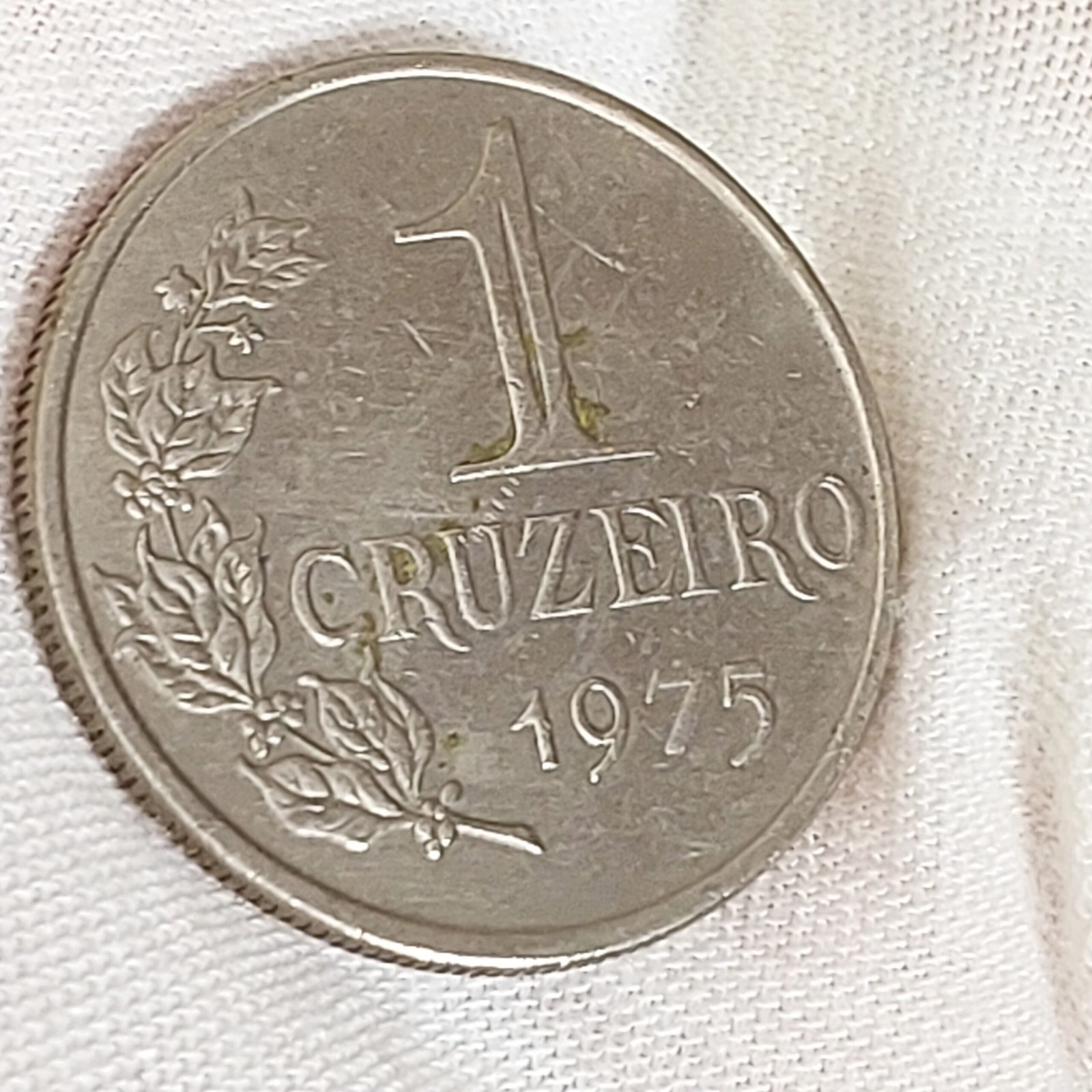 Moeda de 1 Cruzeiro Ano 1975 - Brasil - Imagem 3
