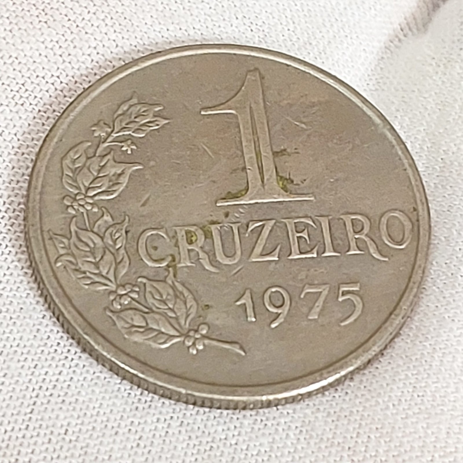 Moeda de 1 Cruzeiro Ano 1975 - Brasil - Imagem 5