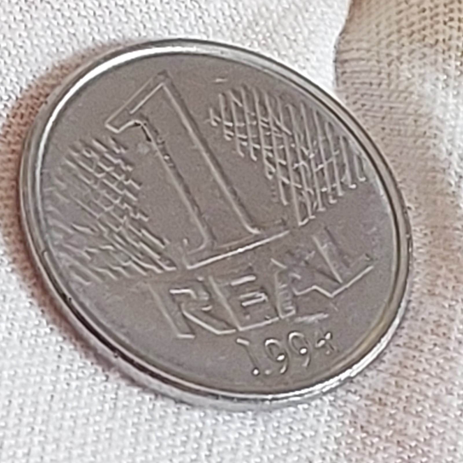 Moeda de 1 Real do Brasil Ano 1994 - Imagem 5