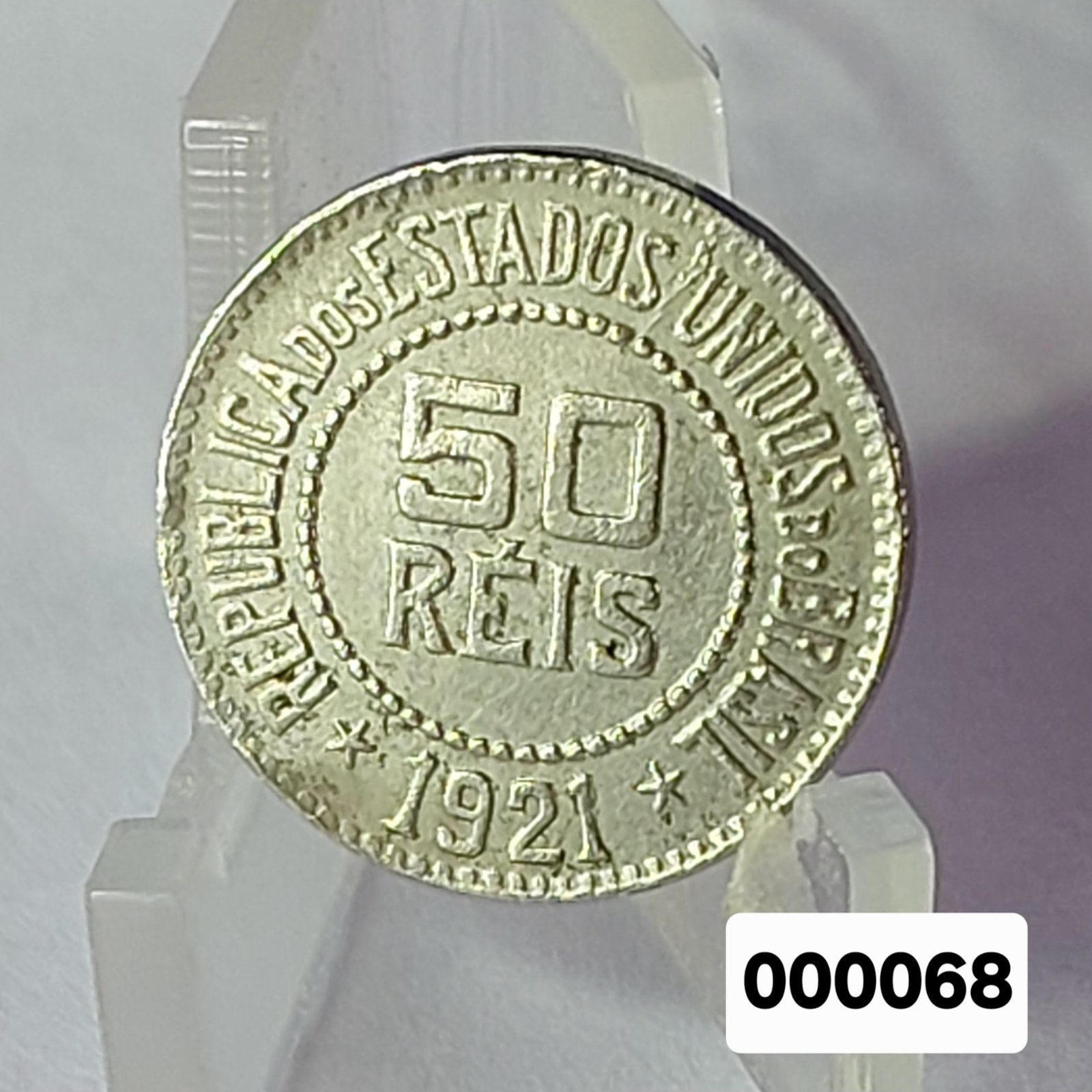 Moeda de 50 Réis Ano 1921