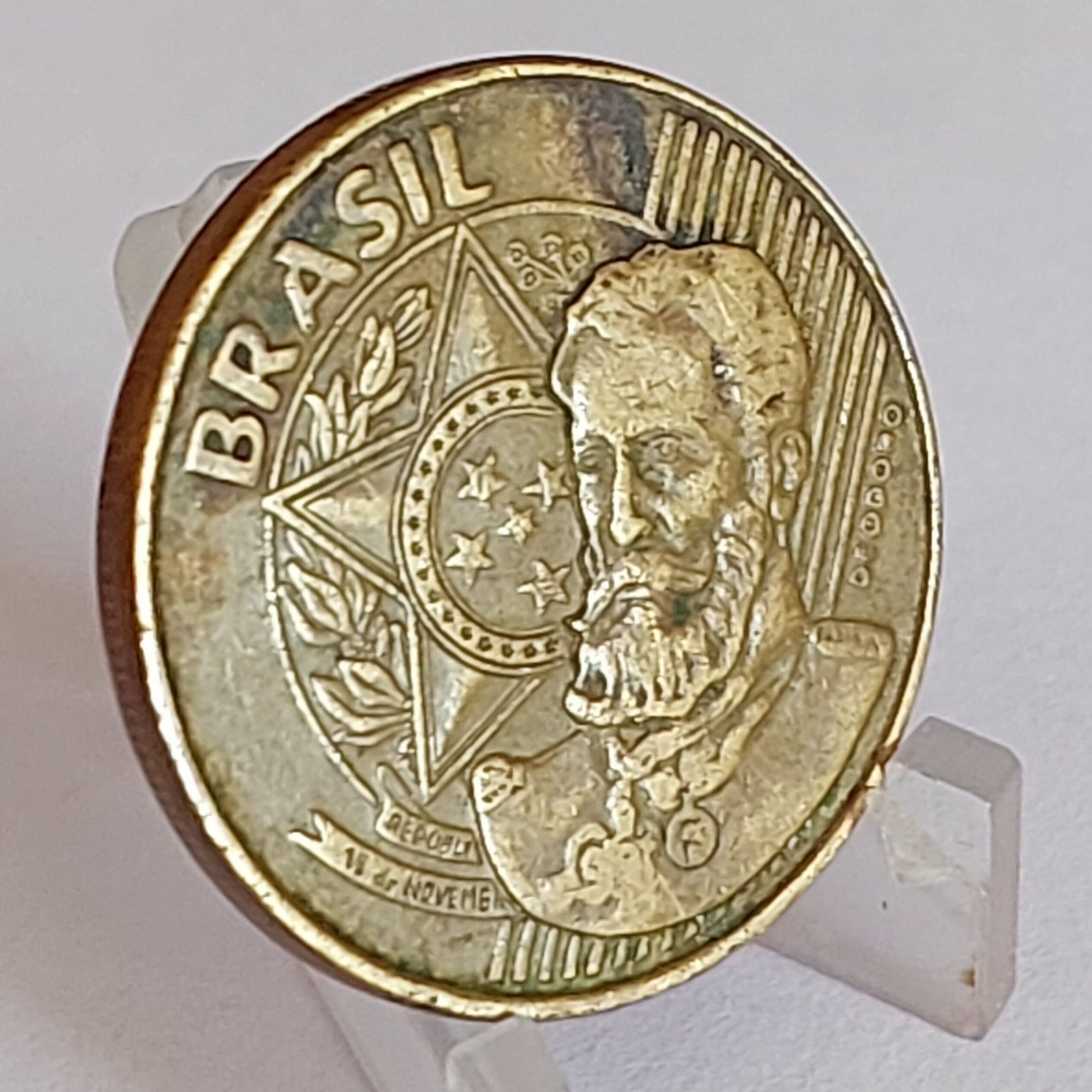 Moeda do Brasil 25 Centavos Ano 1999 - 2a. Família do Real - Imagem 6