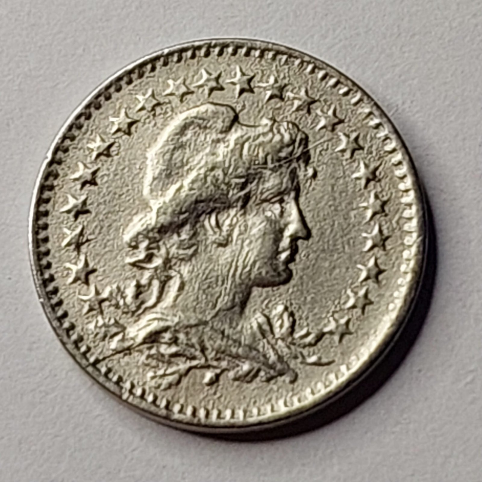 Moeda de 20 Réis do Brasil Ano 1919 - Imagem 6