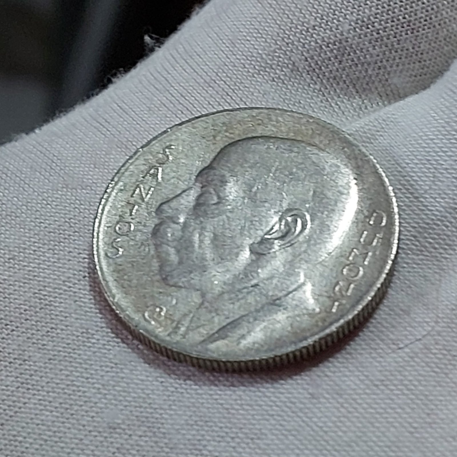 Moeda de 5.000 Réis Ano 1937 - Santos Dumont - Imagem 6