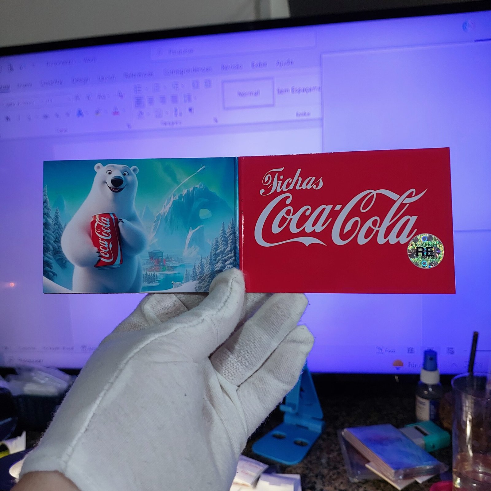 Ficha da Coca Cola - RE - Recife Com Encarte - Imagem 17