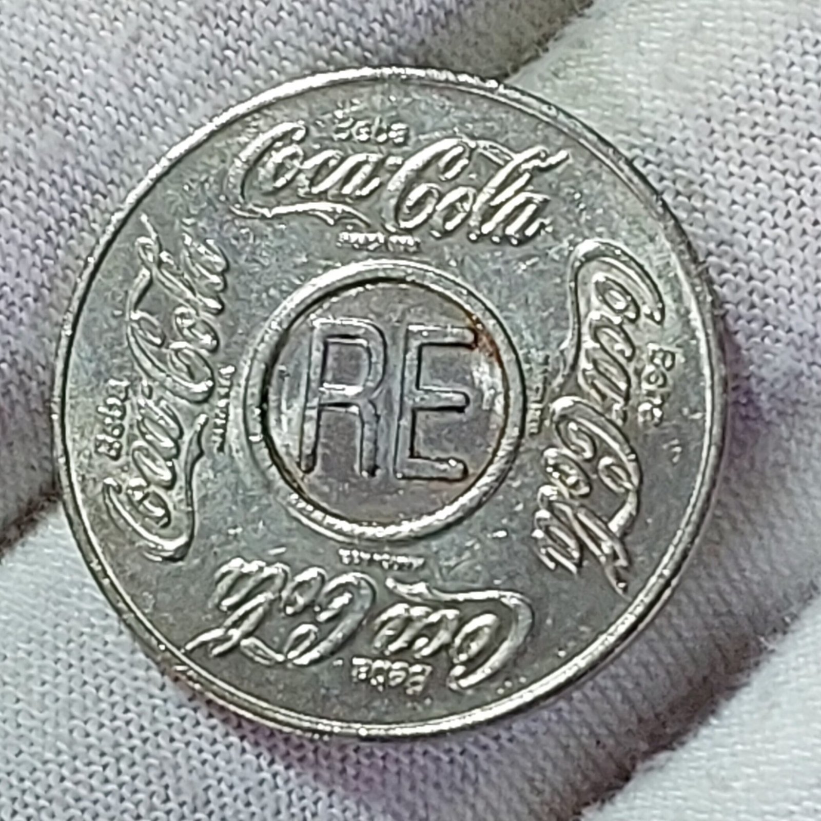 Ficha da Coca Cola - RE - Recife Com Encarte - Imagem 12