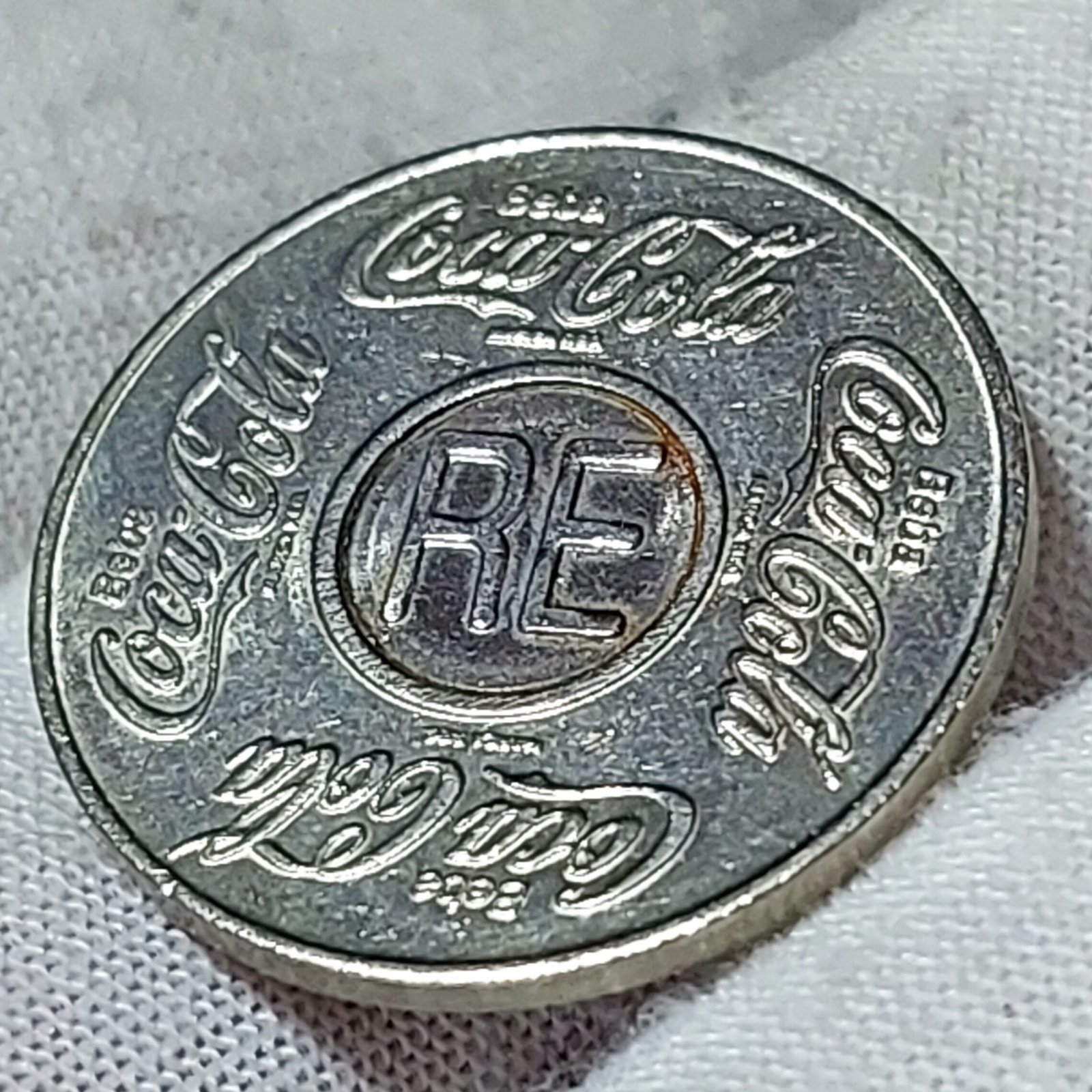 Ficha da Coca Cola - RE - Recife Com Encarte - Imagem 4