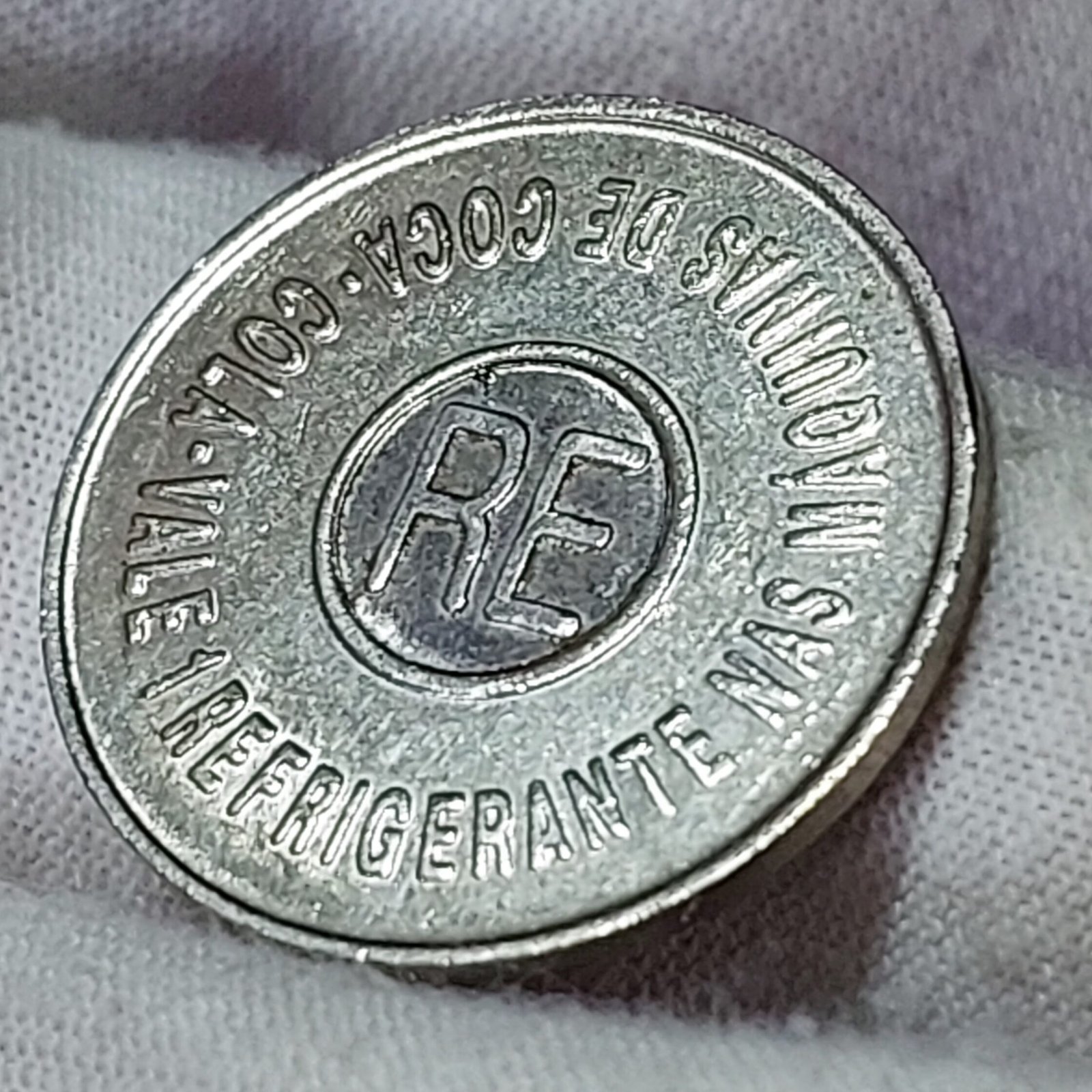 Ficha da Coca Cola - RE - Recife Com Encarte - Imagem 10