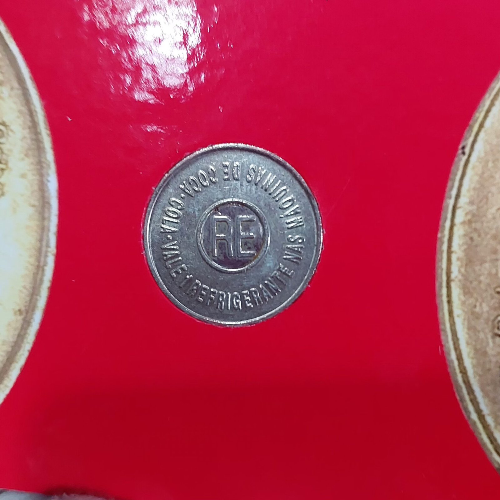 Ficha da Coca Cola - RE - Recife Com Encarte - Imagem 5