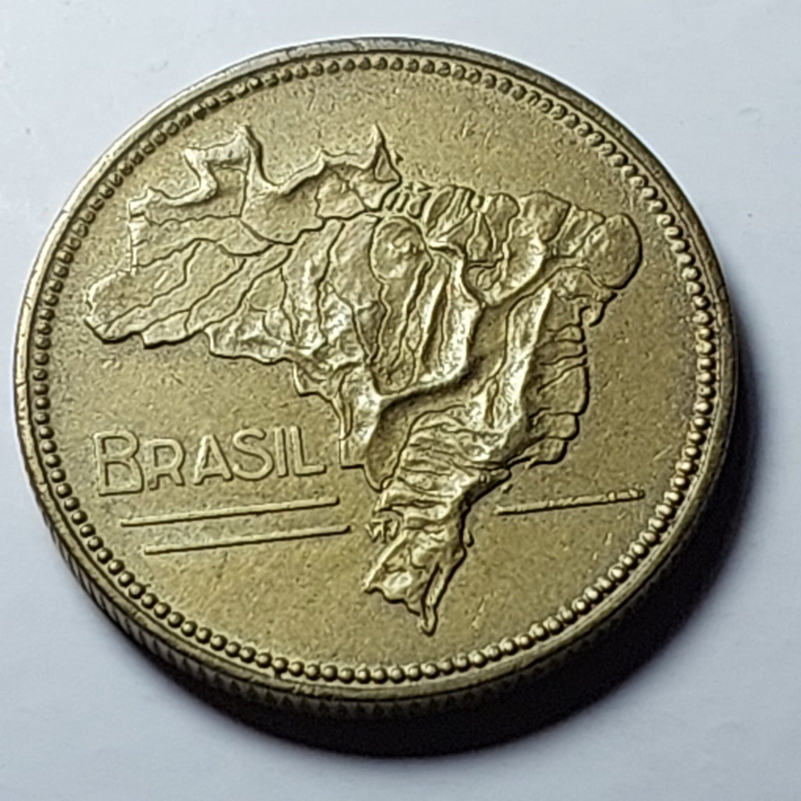 Moeda de 5 Cruzeiros Ano 1942 - Mapa do Brasil - Imagem 6