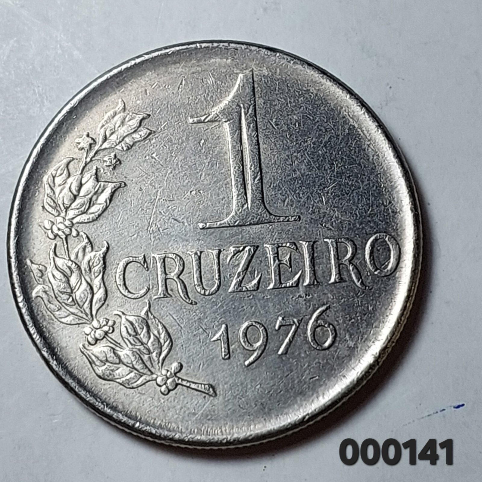 Moeda de 1 Cruzeiro Ano 1976 - Brasil - Imagem 3