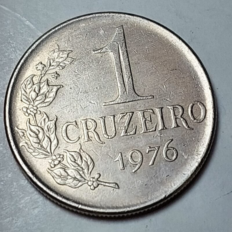 Moeda de 1 Cruzeiro Ano 1976 - Brasil