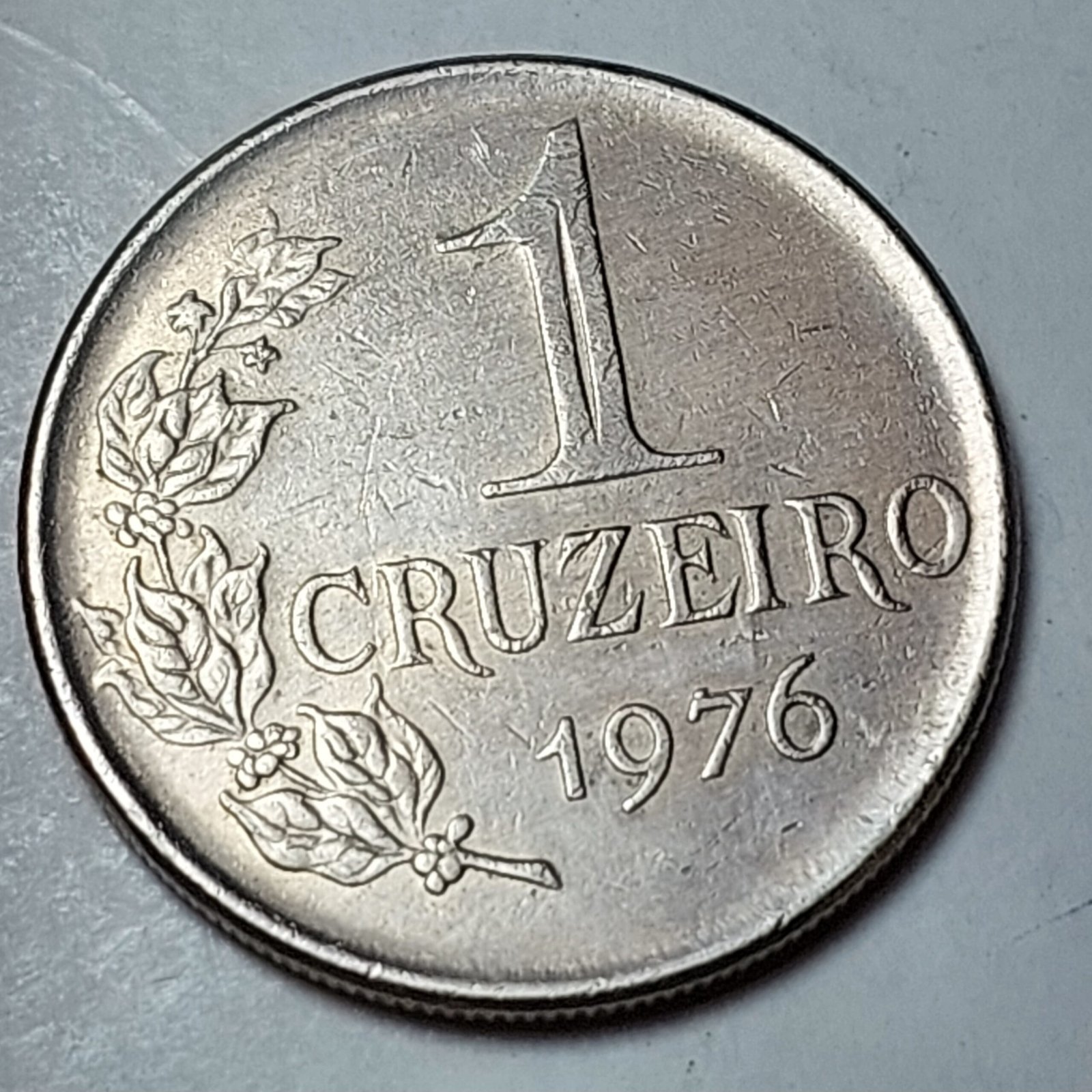 Moeda de 1 Cruzeiro Ano 1976 - Brasil