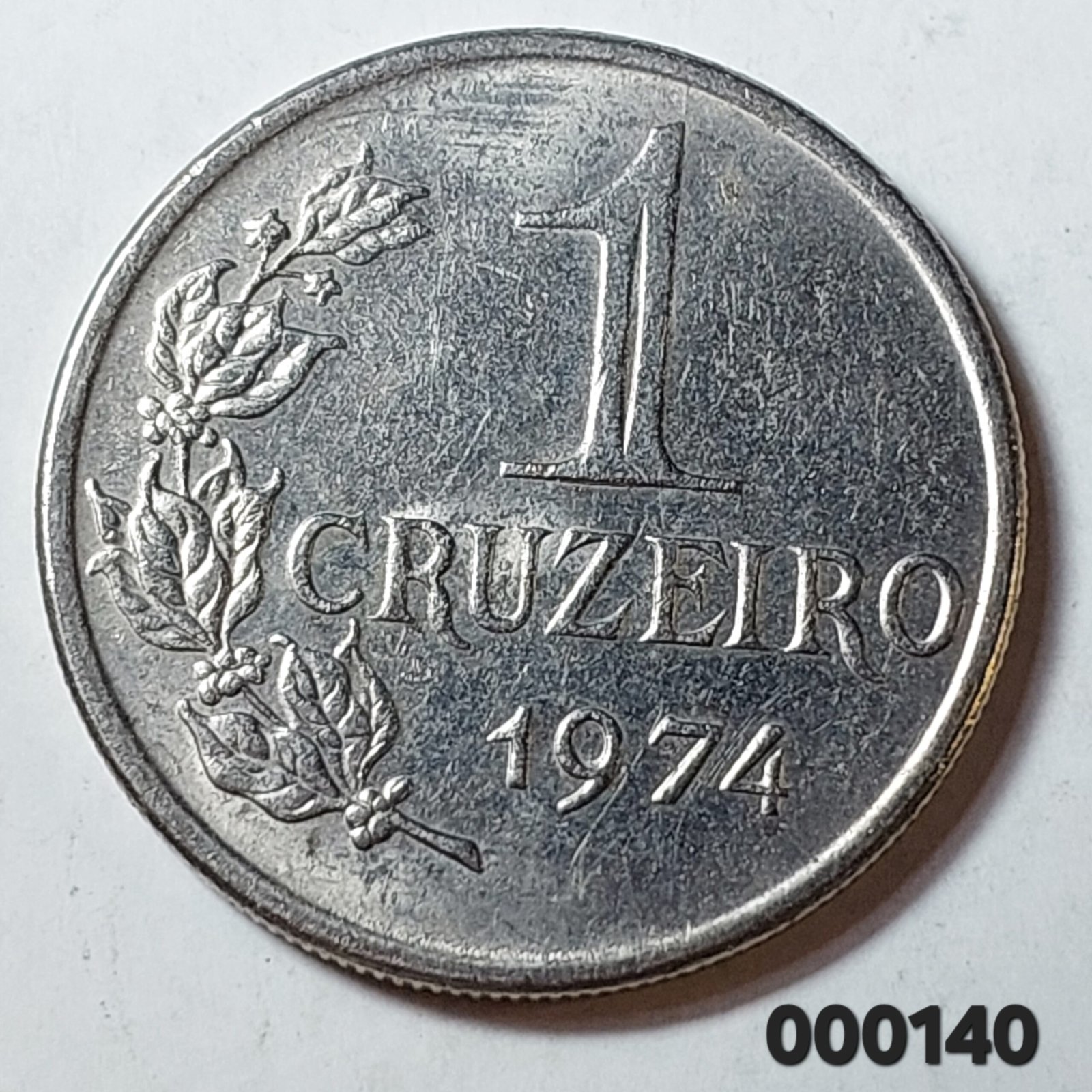Moeda de 1 Cruzeiro Ano 1974 - Brasil - Imagem 3