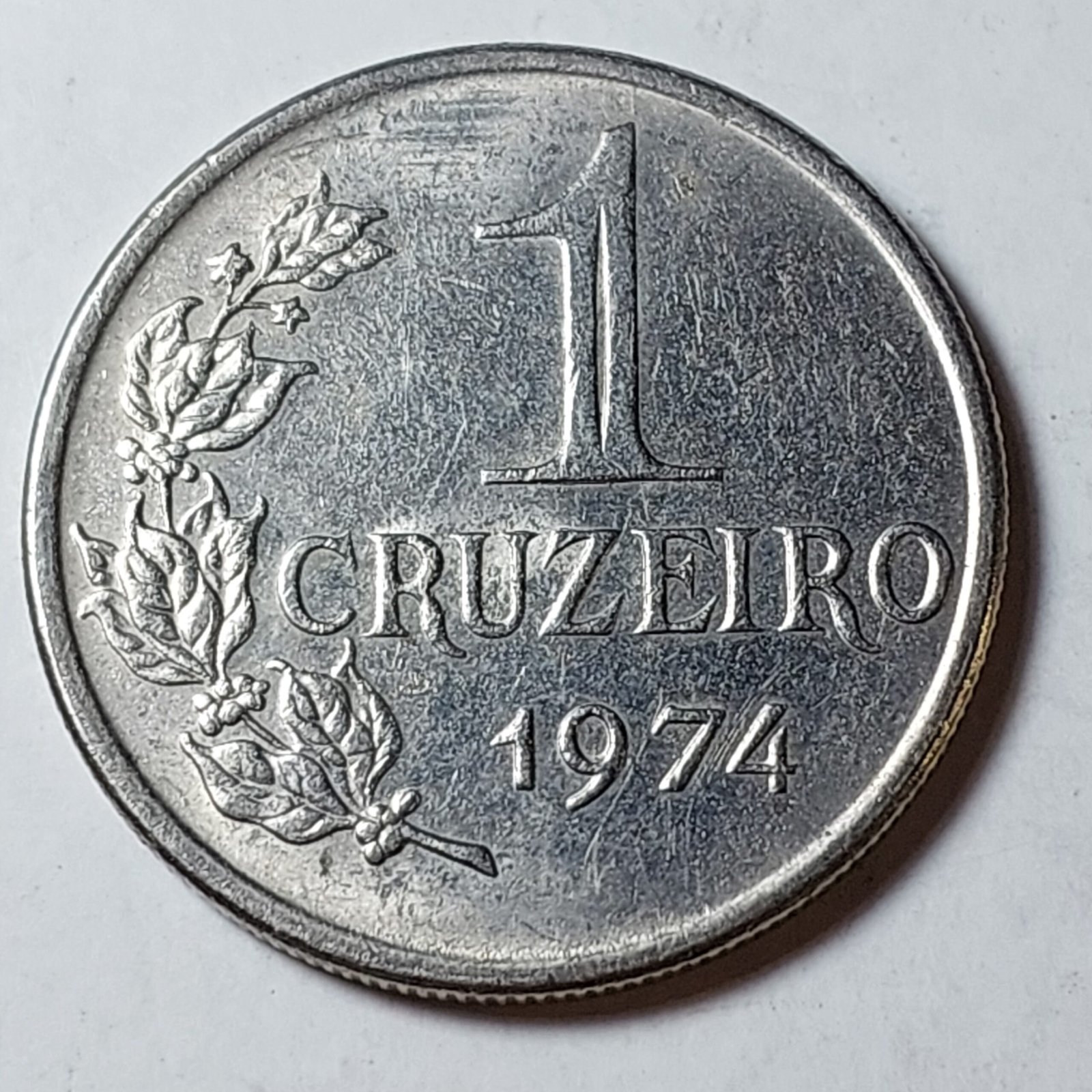 Moeda de 1 Cruzeiro Ano 1974 - Brasil