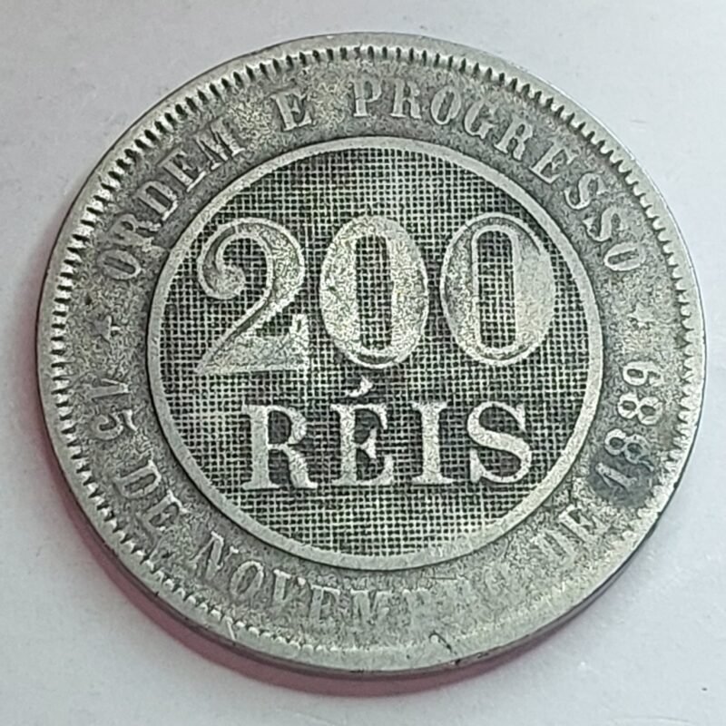 200 Réis Ano 1893 - República