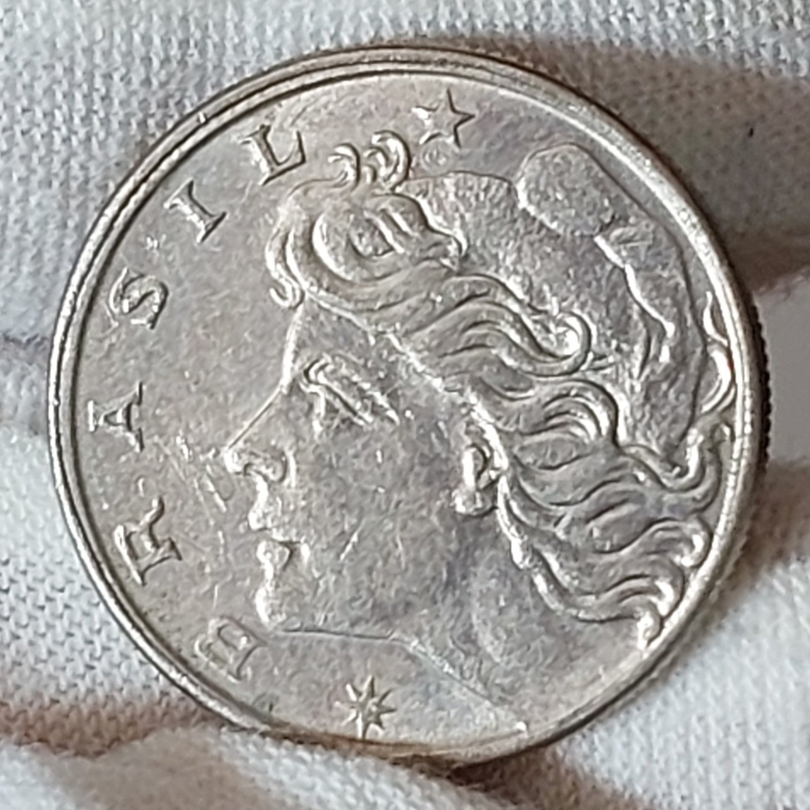 Moeda de 10 Centavos Ano 1967 - República do Brasil - Imagem 4