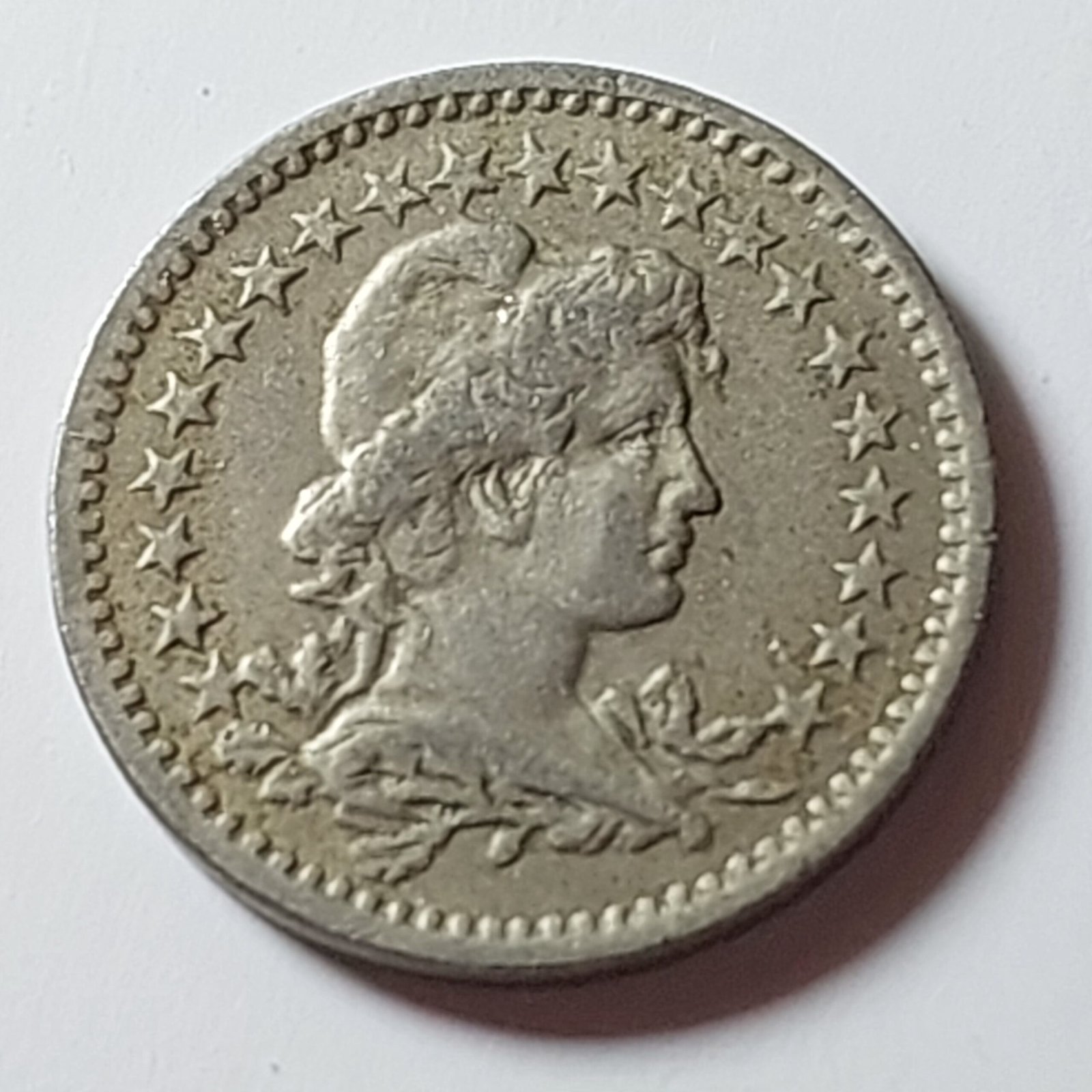 Moeda de 20 Réis do Brasil Ano 1918 - Imagem 4