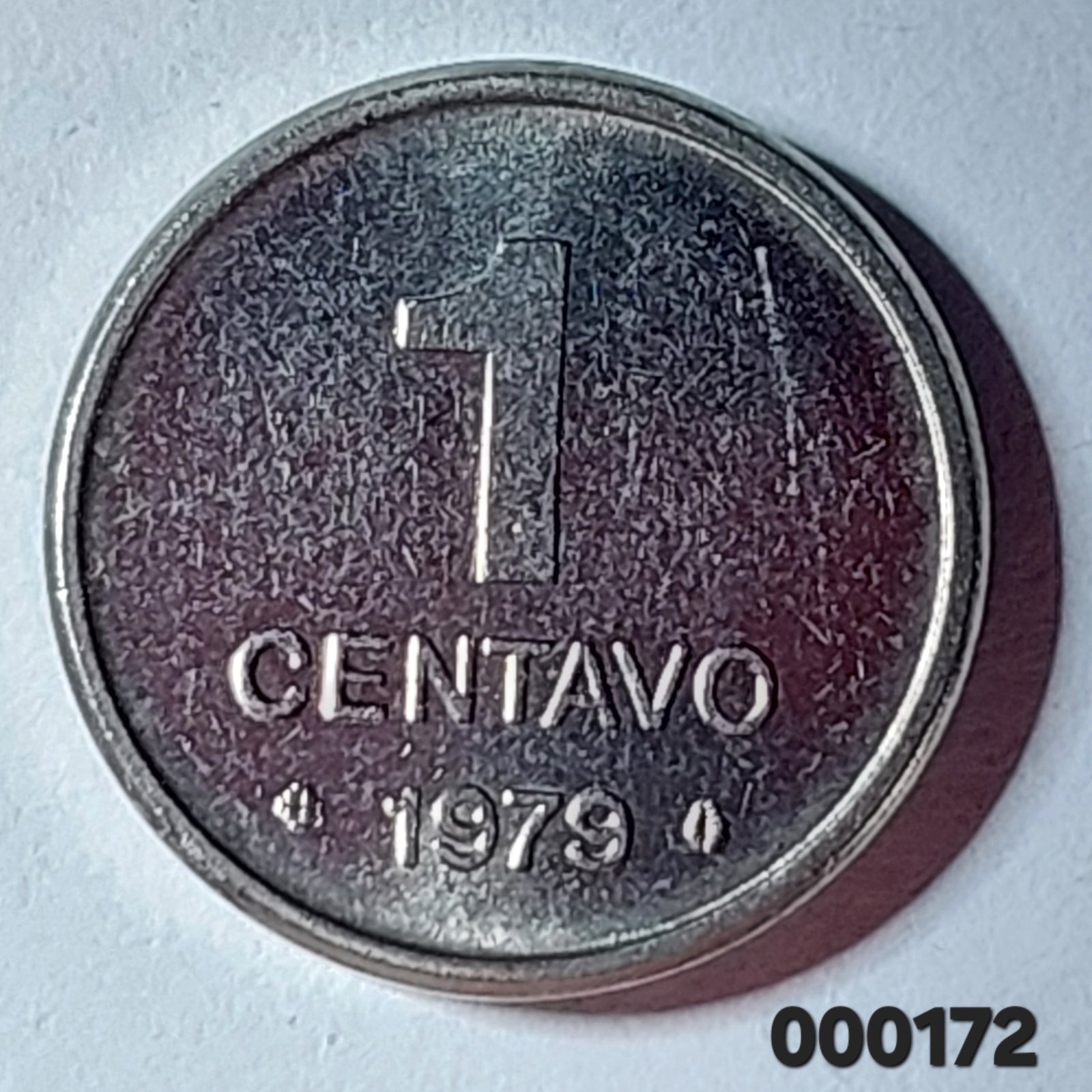 Moeda de 1 Centavo do Brasil Ano 1979 - Sojinha