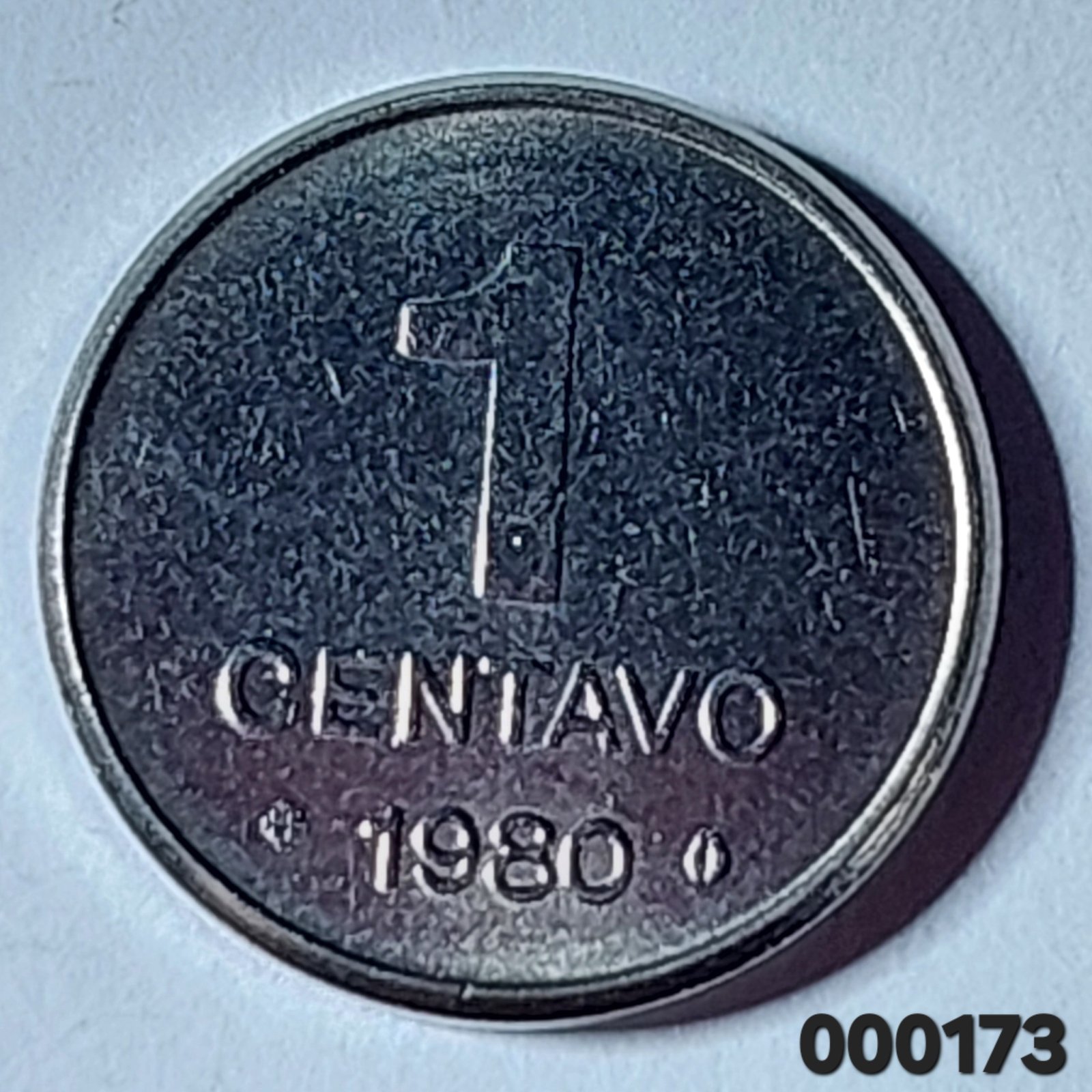 Moeda de 1 Centavo do Brasil Ano 1980 - Sojinha
