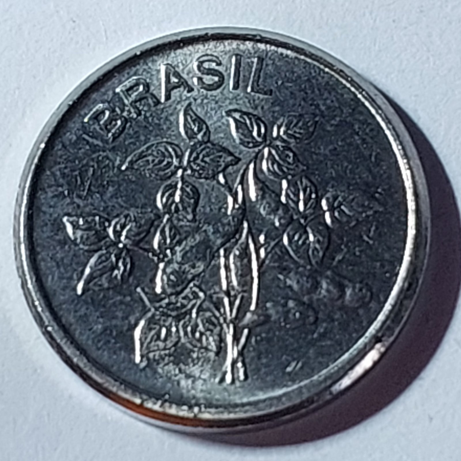 Moeda de 1 Centavo do Brasil Ano 1980 - Sojinha - Imagem 4