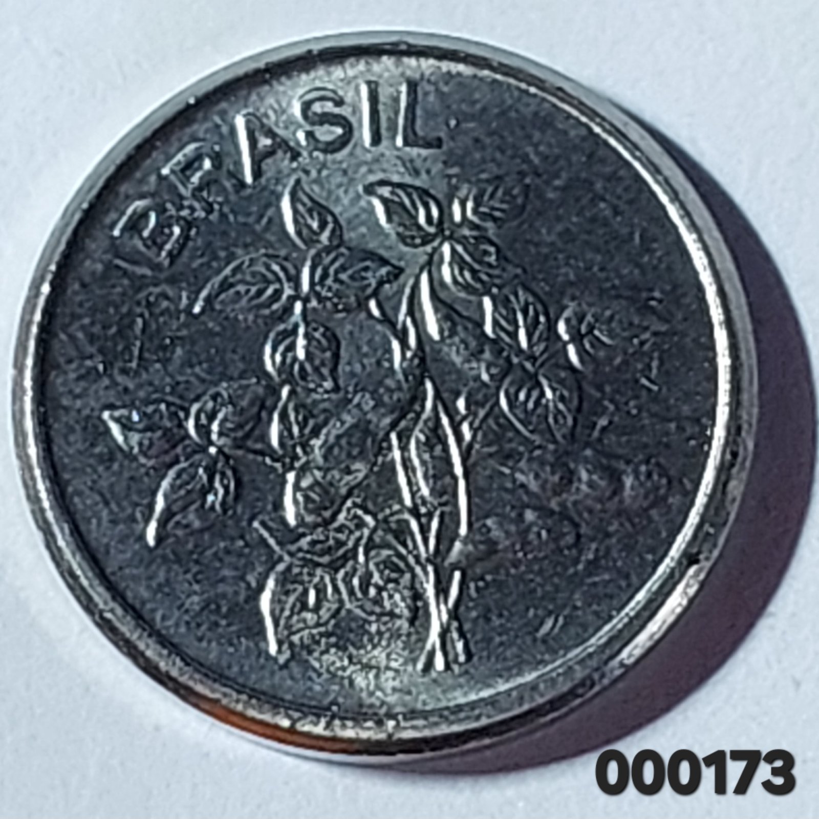 Moeda de 1 Centavo do Brasil Ano 1980 - Sojinha - Imagem 6
