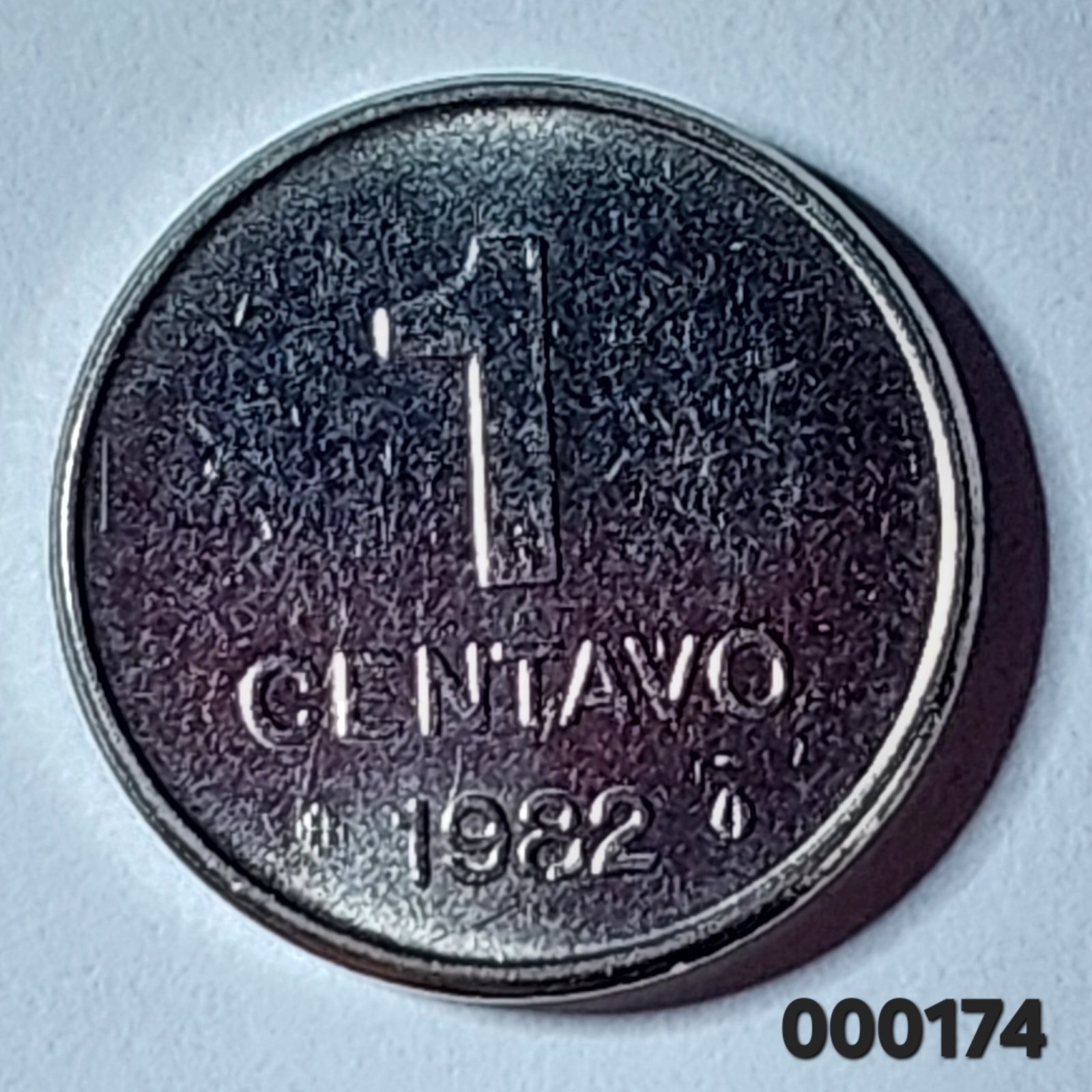 Moeda de 1 Centavo do Brasil Ano 1982 - Sojinha