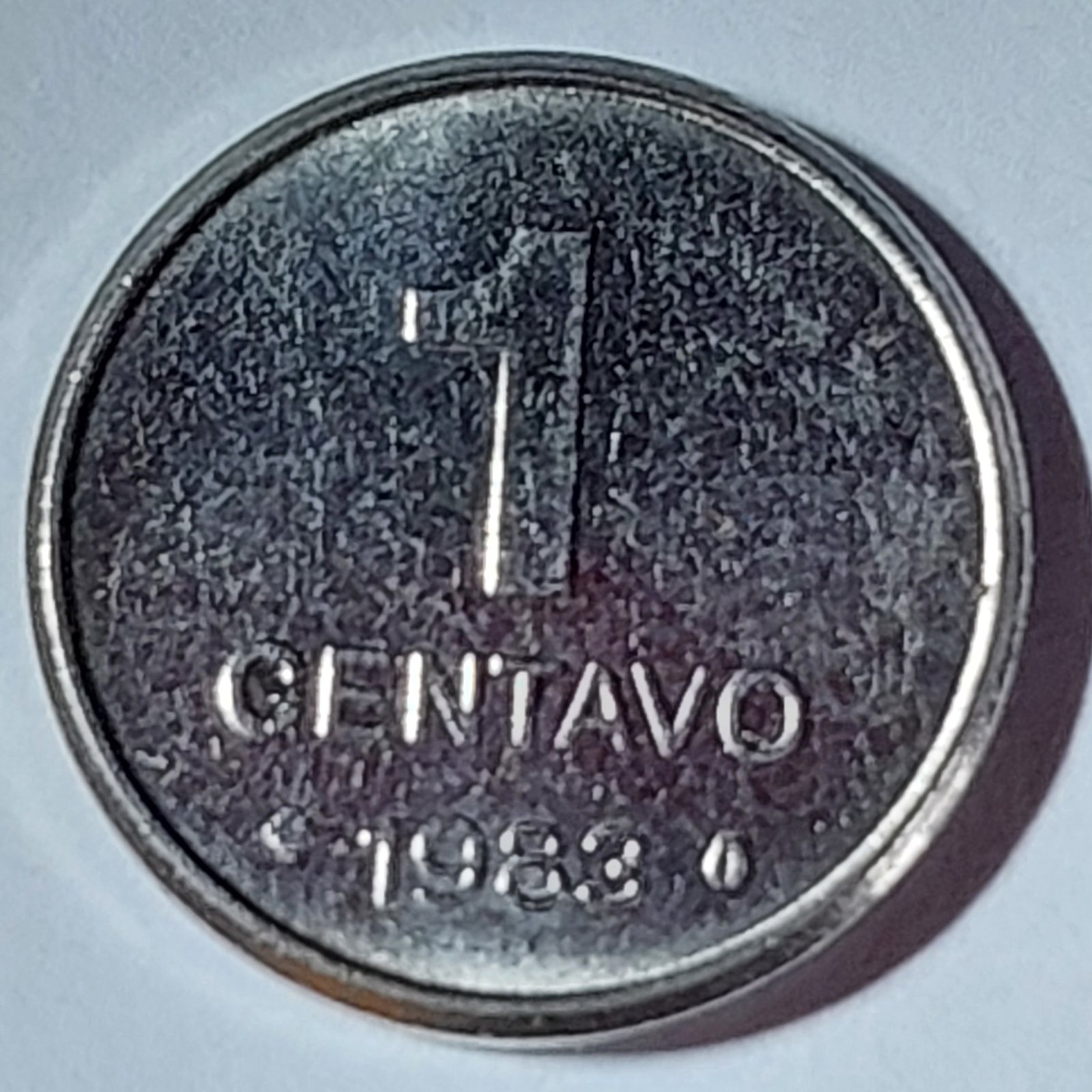 Moeda de 1 Centavo do Brasil Ano 1983 - Sojinha