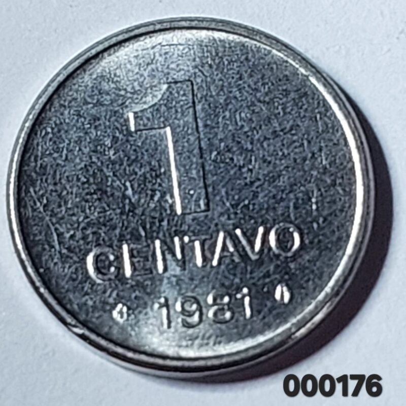 Moeda de 1 Centavo do Brasil Ano 1981 - Sojinha
