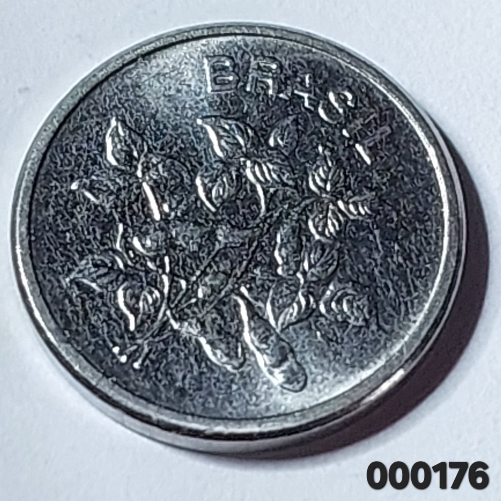 Moeda de 1 Centavo do Brasil Ano 1981 - Sojinha - Imagem 4