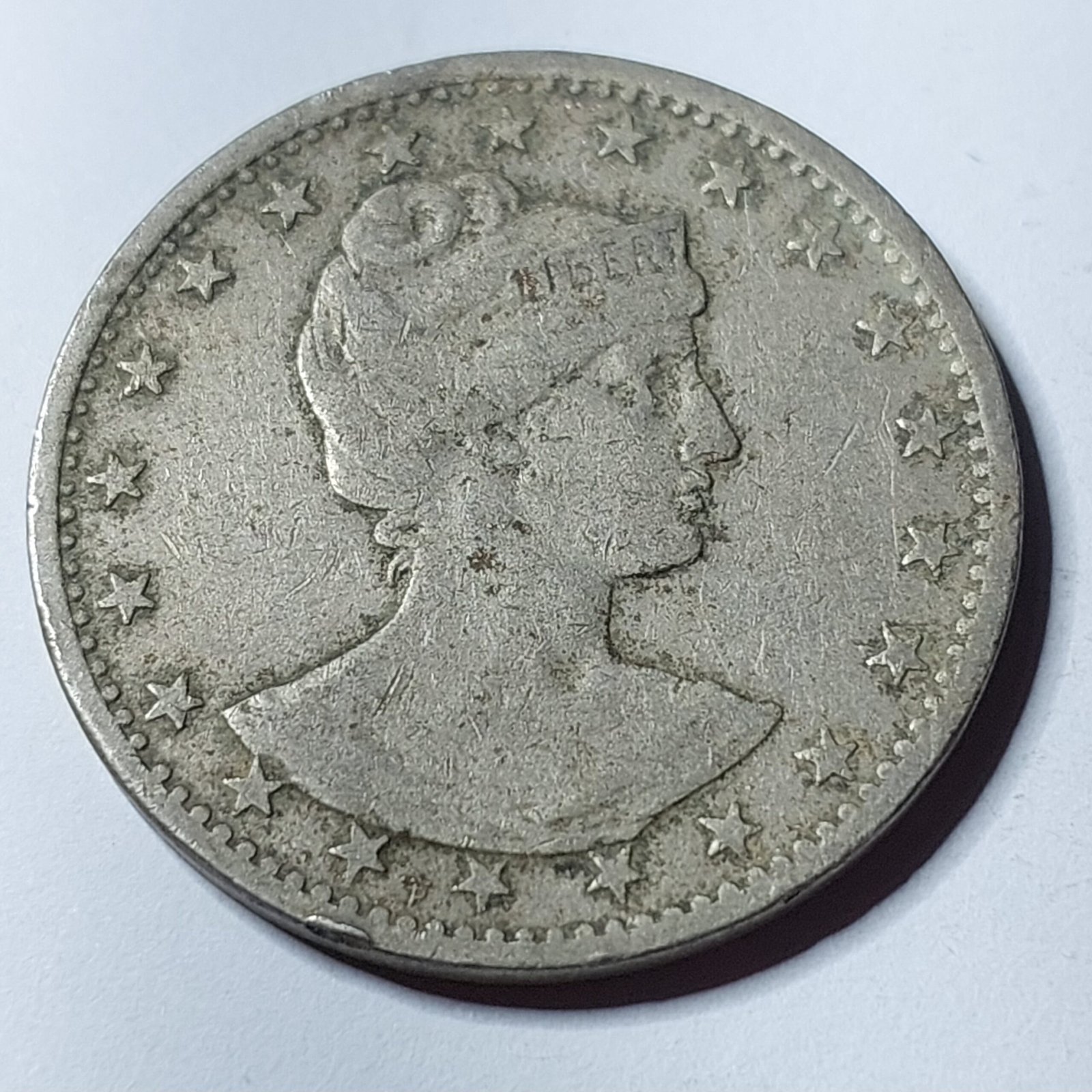 Moeda de 400 Réis do Brasil Ano 1901 - MCMI - Imagem 6