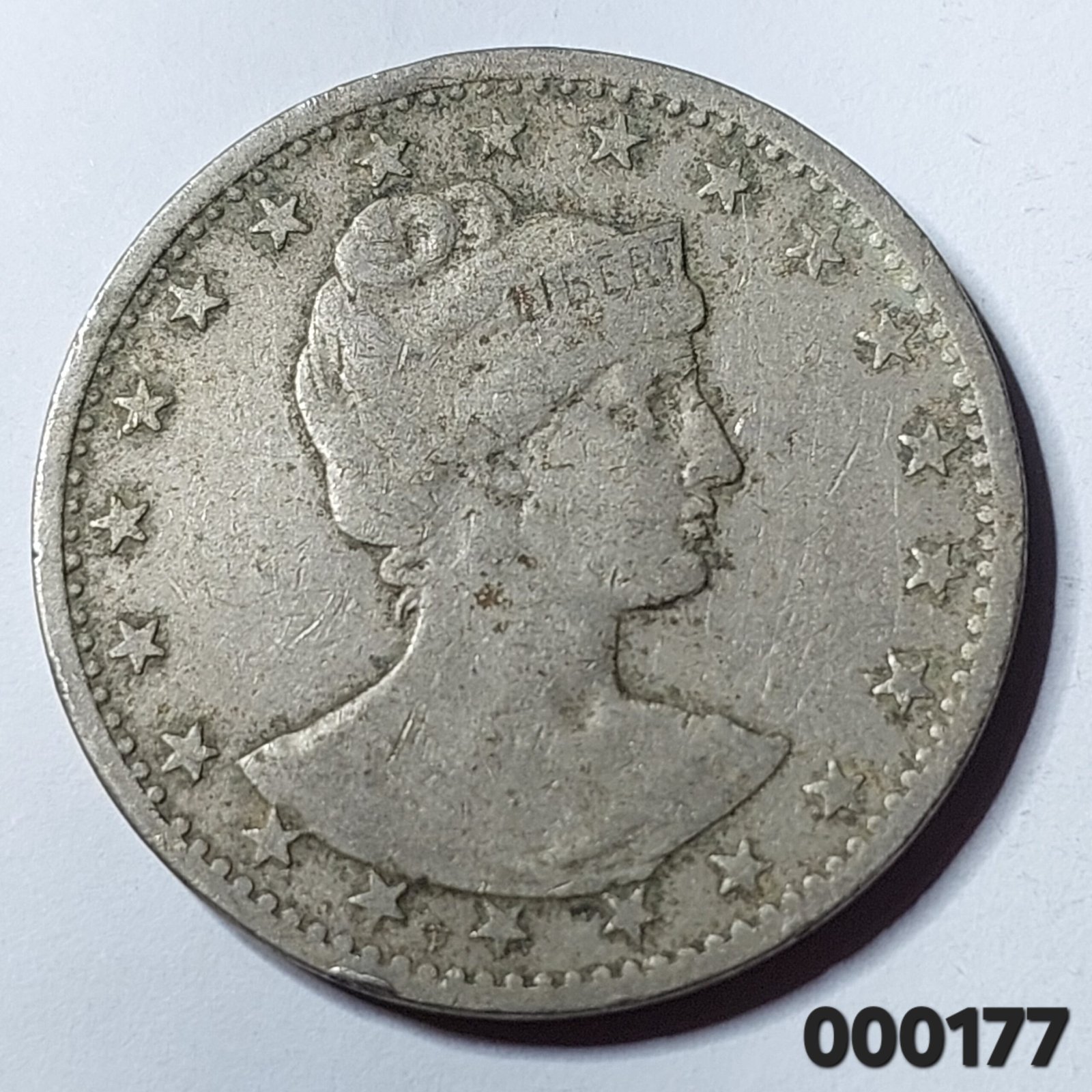 Moeda de 400 Réis do Brasil Ano 1901 - MCMI - Imagem 4