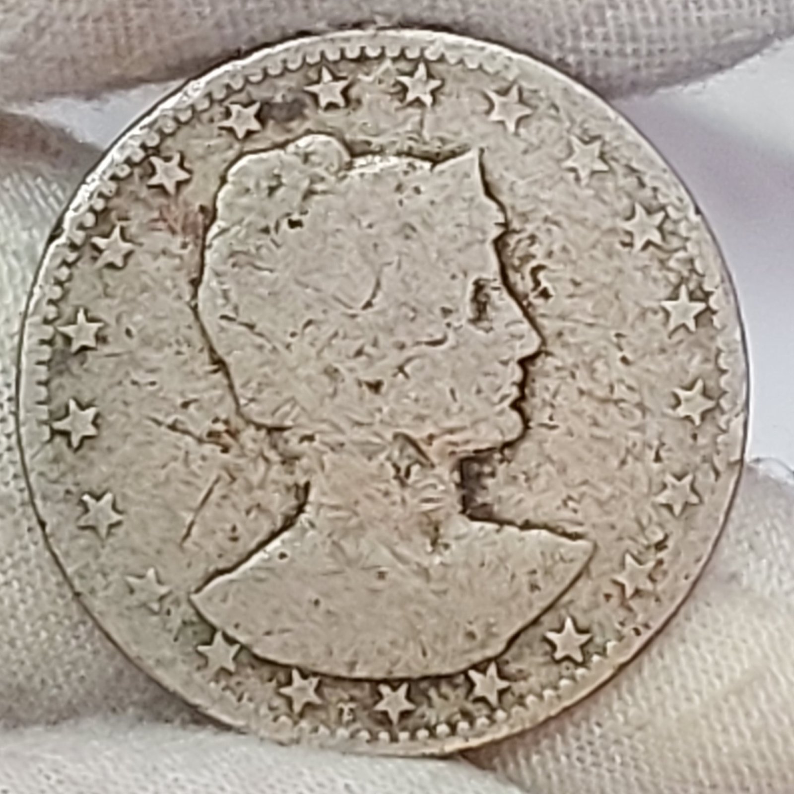 Moeda de 200 Réis do Brasil Ano 1901 - MCMI - Imagem 2